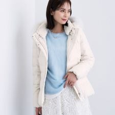 インディヴィ(INDIVI)の【名品／撥水／抗菌防臭】ショート丈リサイクルダウンコート