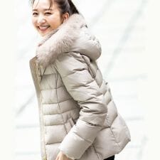 インディヴィ(INDIVI)の【名品／撥水／抗菌防臭】ショート丈リサイクルダウンコート