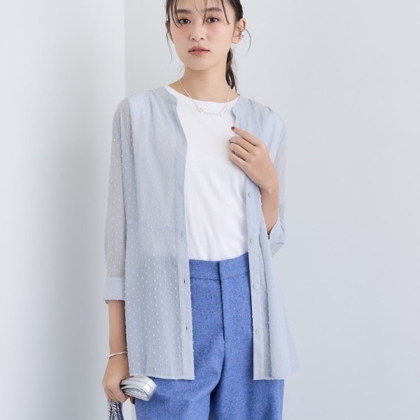 シアードット切り替えブラウス | インディヴィ(INDIVI) | マルイウェブ
