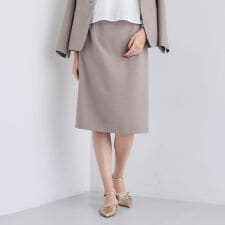 インディヴィ(INDIVI)の【洗える／通勤／スーツ】メランジストレッチ タイトスカート