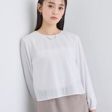 【オフィス／きれいめ】2WAYレース切り替えブラウス