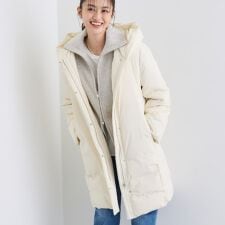 インディヴィ(INDIVI)の【撥水／洗える】ステッチレス ロングダウンコート