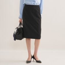 インディヴィ(INDIVI)の【通勤スーツ／洗える】ストレッチストレートスカート