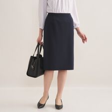 インディヴィ(INDIVI)の【通勤スーツ／洗える】ストレッチストレートスカート
