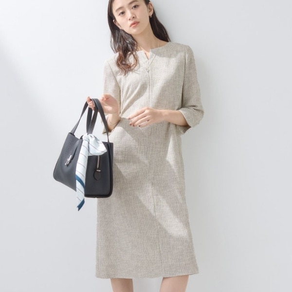 洗えるUVケアSETUP可能】ナローフレアワンピース | インディヴィ