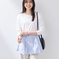 【レイヤードにおすすめ】切り替えデザイントップス