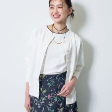 【洗える／前後2WAY／アンサンブル可能】ドルマンスリーブカーディガン