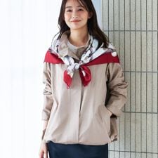 INDIVI インディヴィ バルーンスリーブブルゾン ネイビー 38 