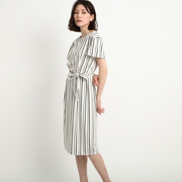 洗える日本製】ストライプ柄ワンピース | クード シャンス(COUP DE