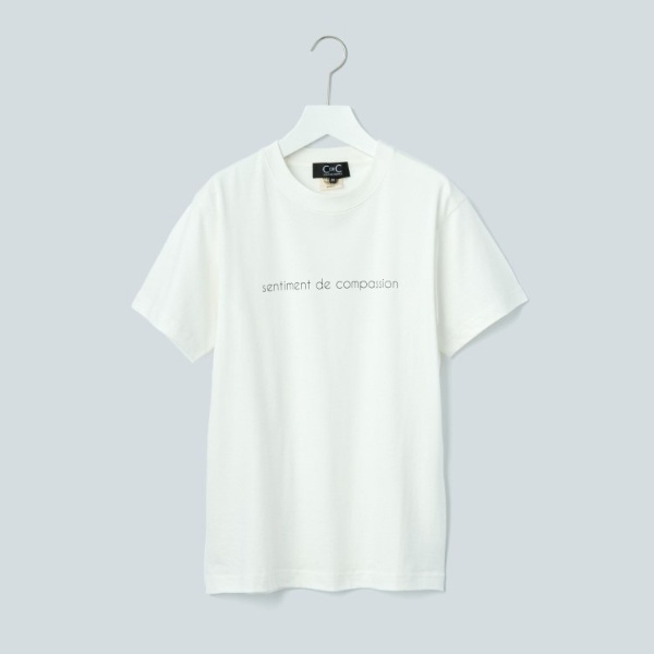 【WORLDfortheWorld】メッセージプリントTシャツ