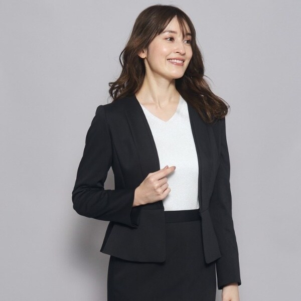 洗える／日本製／通勤／セットアップ可】360°美しい、華やかシルエット