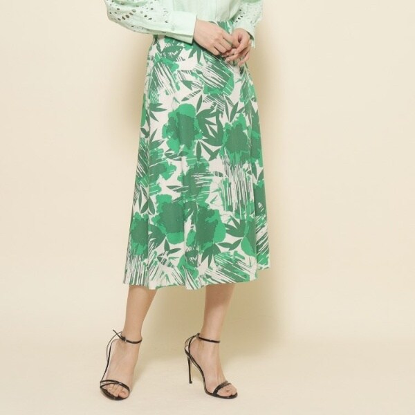 洗える】花柄フレアスカート | クード シャンス(COUP DE CHANCE