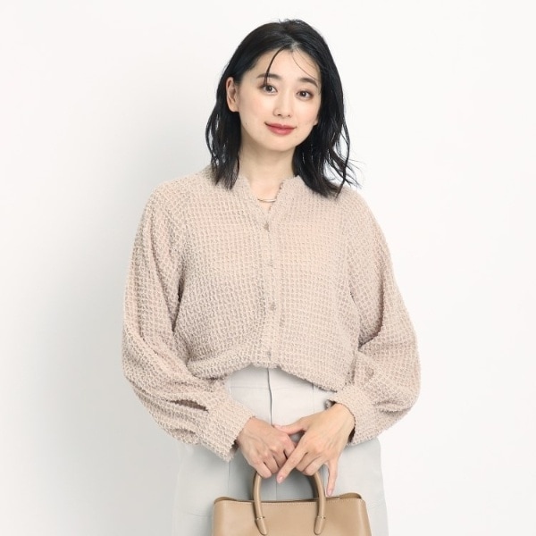 【洗える】フェザーシフォンのブラウス 洗える】フェザーシフォンのブラウス（シャツ・ブラウス