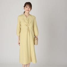 【日本製】ねじりデザインワンピース