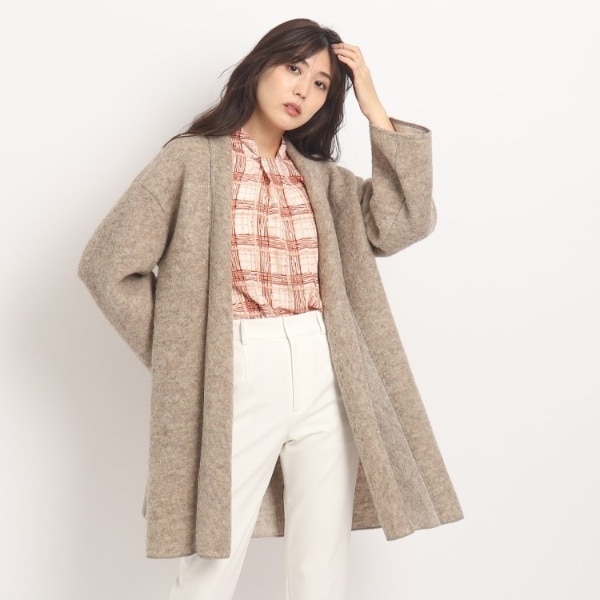 SALE【新品未使用】クードシャンス②ゆるかわデザインカーディガン風ジャケット❤︎ クード シャンス(COUP DE CHANCE) レディース カーディガン の