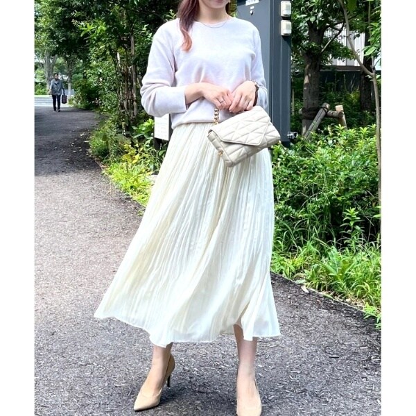 プラステ　セットアップ　ノーカラー　ワイドパンツ　洗える　ストレッチ　ゴム 2点セットアップ】洗えるストレッチノーカラーワイドパンツ