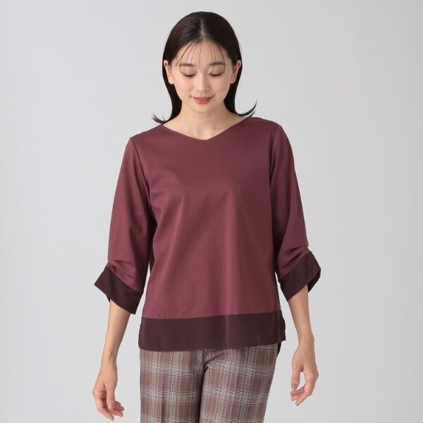 洗える／日本製／七分袖】プルオーバージャージ | クード シャンス