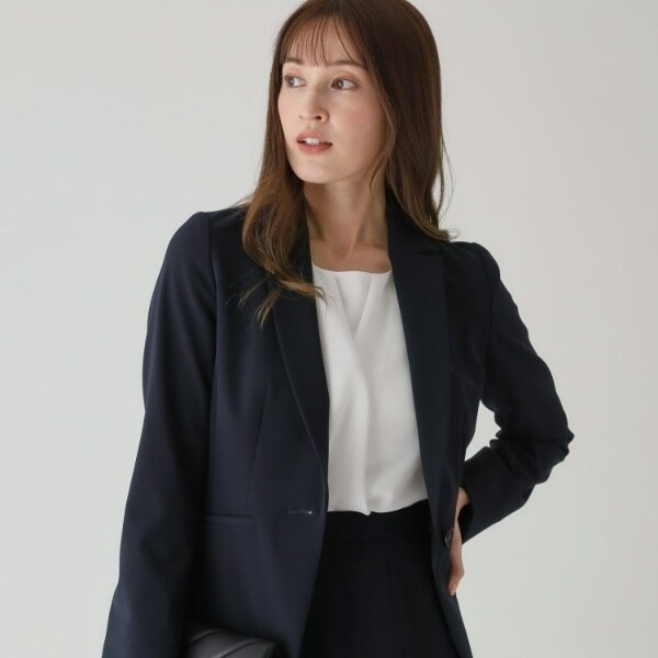 【洗える／撥水加工】テーラードジャケット