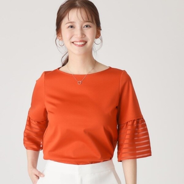 洗える／日本製】袖デザインのジャージプルオーバー | クード シャンス