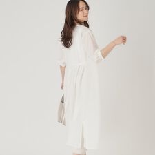 【洗える】ロングブラウス