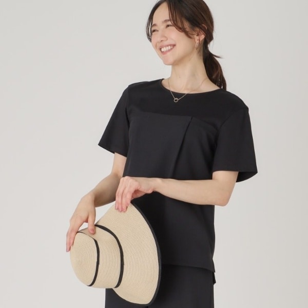 手洗い可／日本製】ジオメボーダーレースカットソー | クード シャンス