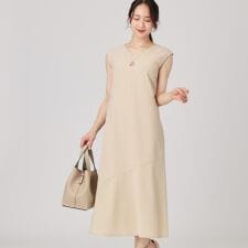 【手洗い可／日本製】フレアワンピース