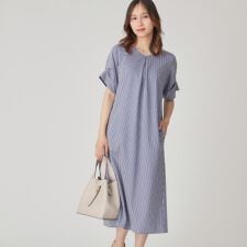 【手洗い可／日本製】リラクシーワンピース