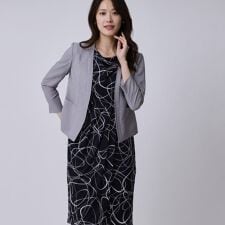 【手洗い可／日本製】ジャージ素材タイトワンピース
