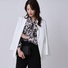 【接触冷感／手洗い可／日本製／セットアップ可】裏無しジャケット