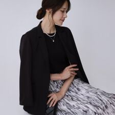 【接触冷感／手洗い可／日本製／セットアップ可】裏無しジャケット