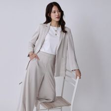 【接触冷感／手洗い可／日本製／セットアップ可】裏無しジャケット
