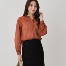 【手洗い可】シアーブラウス