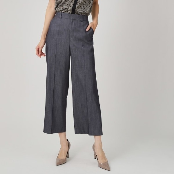 美品 coup de chance 麻調合繊ストレッチパンツスーツ 美品 coup de chance 麻調合繊ストレッチパンツスーツ 手洗い可
