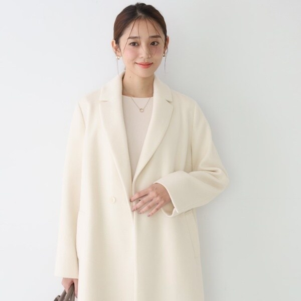 美品❗️coup de chance ベージュチェスターコート 日本製】チェスター風コート | クード シャンス(COUP DE CHANCE