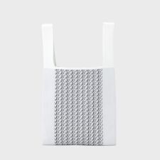 幾何柄ジャカードのニットバッグ