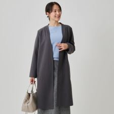 【日本製／軽量】Iラインシルエットのコーディガン