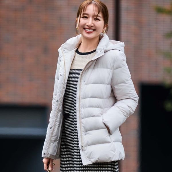 良質ダウン／FP800保温性◎／抗菌防臭／手洗い可】機能性と美