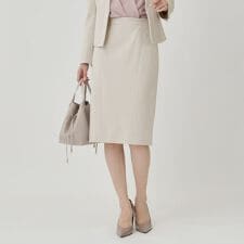 【日本製／セットアップ可】ジャージ素材タイトシルエットスカート