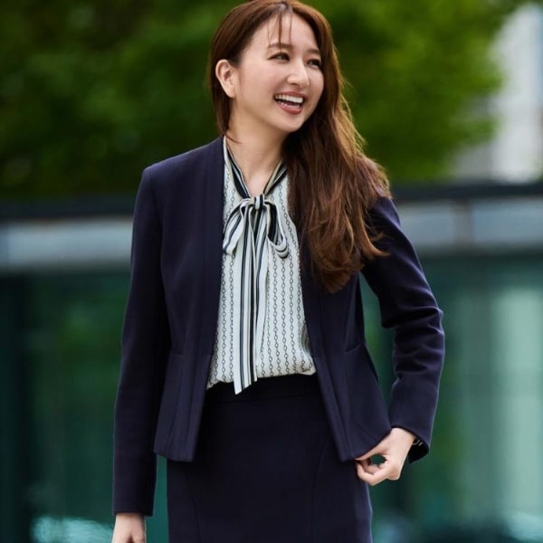 洗える日本製通勤美シルエット】ノーカラージャケット | クード