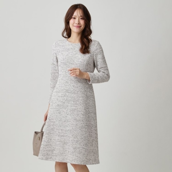 日本製/ツィード柄/ラメ入り】華やかさと美しいシルエットが 日本製/ツィード柄/ラメ入り】華やかさと美しいシルエットが