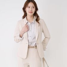 【手洗い可／日本製／伸縮性／スーツ可】テーラードジャケット