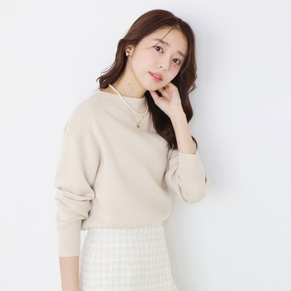 【新品・未使用】COUP DE CHANCE クードシャンス　刺繍ニットトップス COUP DE CHANCE🍂秋のXSサイズフェア🍂 | アンタイトル・インディヴィ