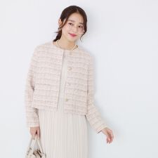 【ONOFF着回し】カラーツイードジャケット