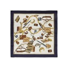 【ベルトチェーン柄アクセチェーン柄】スカーフ