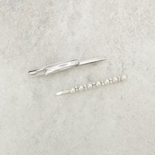 バレッタ ヘアピンセット／2点セット／パール調使い