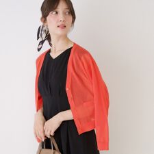 【手洗い可】シアーカーディガン