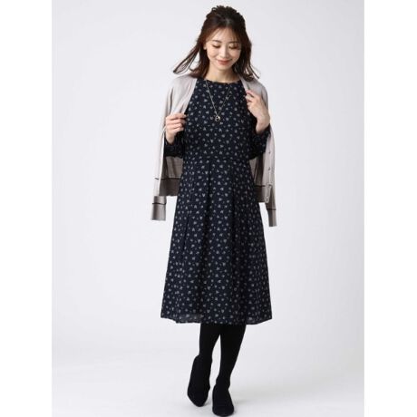 洗える フラワープリントワンピース リフレクト Reflect ファッション通販 マルイウェブチャネル