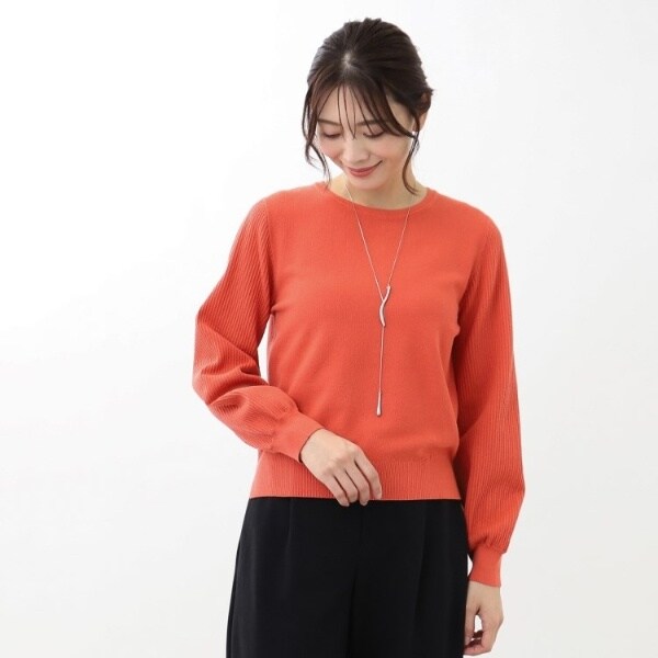 Reflect / リフレクト 【SALE／マシンウォッシュ可】パフスリーブニット Reflect｜【SALE/マシンウォッシュ可】パフスリーブニット