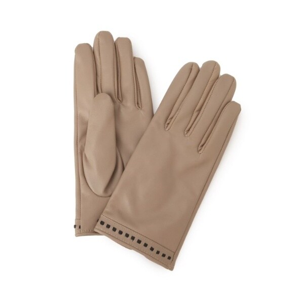 中古　エルメスダークブラウン レザー ロンググローブ 中古 エルメスダークブラウン レザー ロンググローブ（HERMES