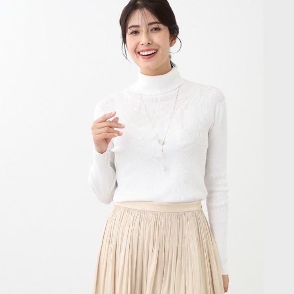 Reflect / リフレクト 【夏SALE／WEB先行カラーあり／洗える】パフスリーブニット Reflect｜【夏SALE/夏ニット】ドライタッチプルオーバーニット